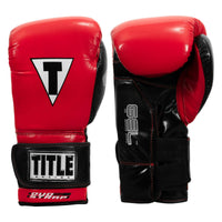 color:Red/Black::TITLE Boxing Gel Glory Super Bag Gloves 2.0 main view