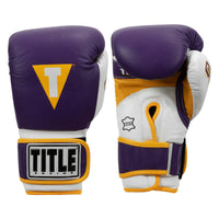 color:purple/white::TITLE Boxing Gel World V2T Bag Gloves main view