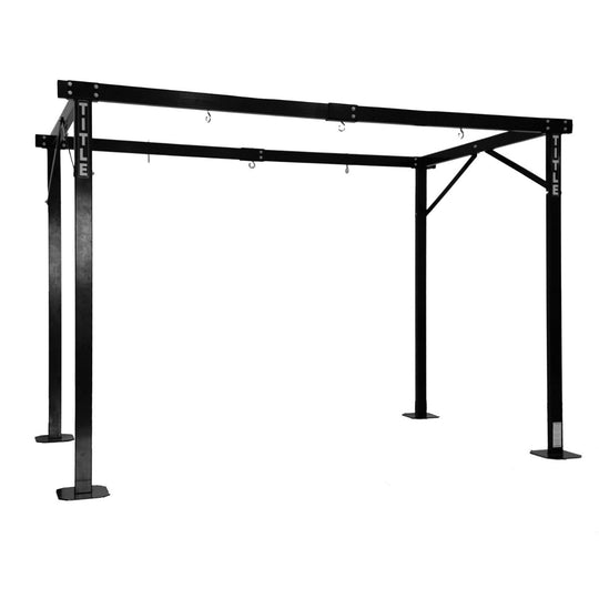 TITLE Boxing Heavy Duty Adjustable Pro Bag Stand
