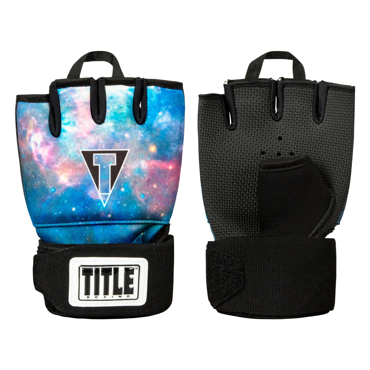 color:black::TITLE Boxing Defender Sublimated Glove Wraps