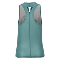 variant:blue::TITLE Boxing Script Racerback Women's Tank back view