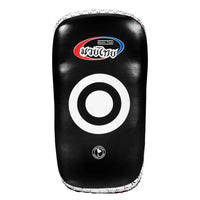 variant:lifestyle::TITLE Muay Thai Leather Contoured Thai pads ( Pair) front view