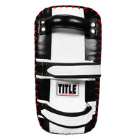 variant:lifestyle::TITLE Muay Thai Leather Contoured Thai Pads ( Pair) back view