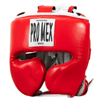 color:Red::Pro Mex Professional Training Headgear V3.0