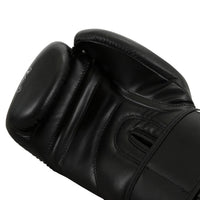 variant:black::Rival Boxing Bag Boxing Gloves palm view closeup