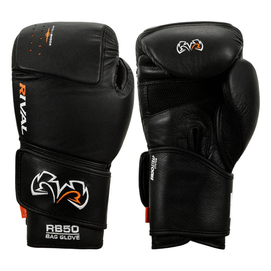 Rival Boxing Intelli-Shock Leather Bag Boxing Gloves
