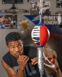 variant:lifestyle::TITLE boxing Rebounder Double End Bag shadow boxing