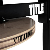 variant:lifestyle::TITLE Forged Steel Adjustable Pro Speed Bag Platform close up  of platform