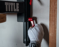 variant:lifestyle::TITLE Forged Steel Adjustable Pro Speed Bag Platform hand adjusting platform