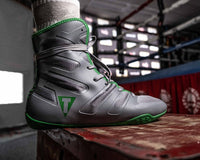 variant:Grey/Green::TITLE Boxing Total Balance Shoes close up