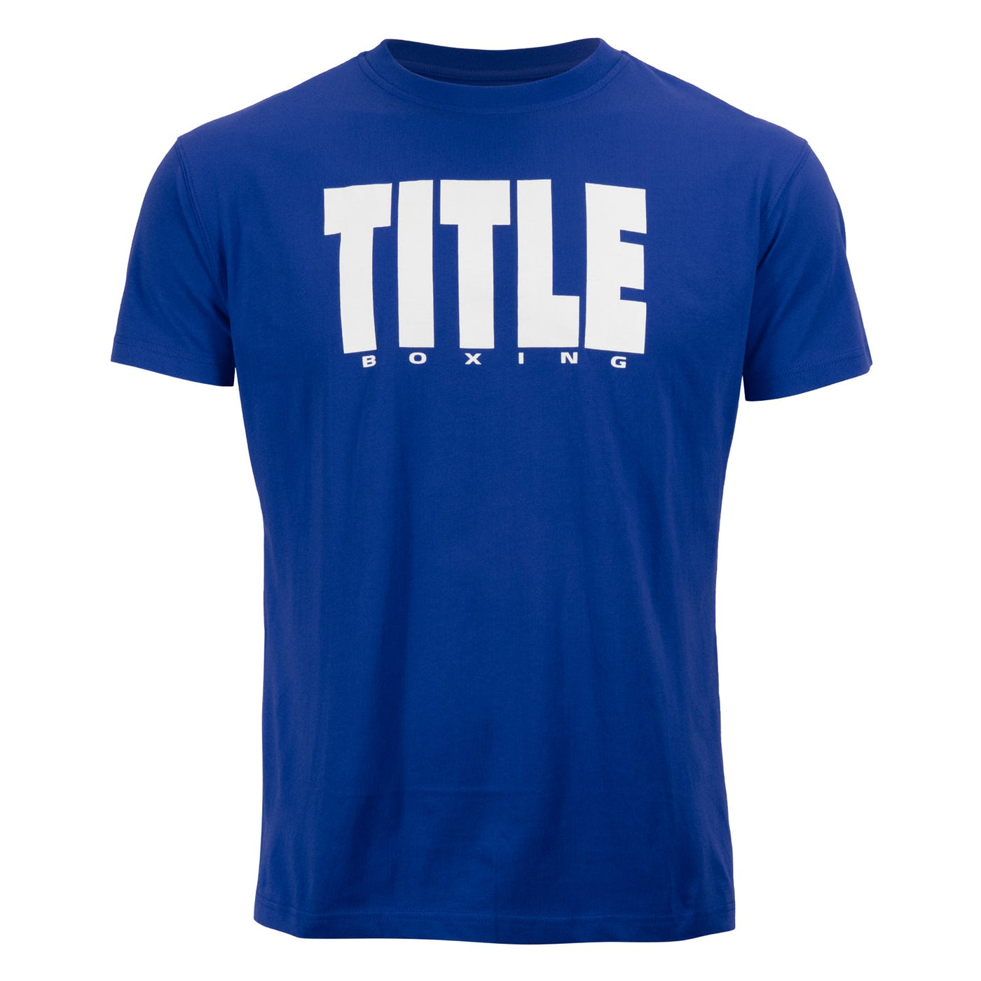 color:Blue/White::TITLE Boxing Iconic Block Tee