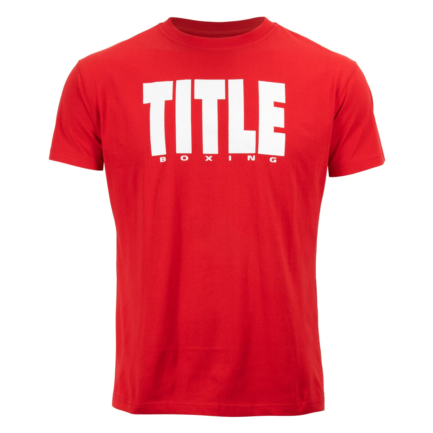 color:Red/White::TITLE Boxing Iconic Block Tee
