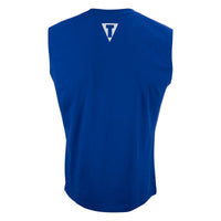 variant:Blue/White::TITLE Boxing Iconic Block Muscle Tee back view