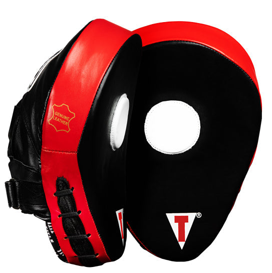 variant:lifestyle::TITLE Boxing Incredi-Ball Leather Punch Mitts 2.0 side view
