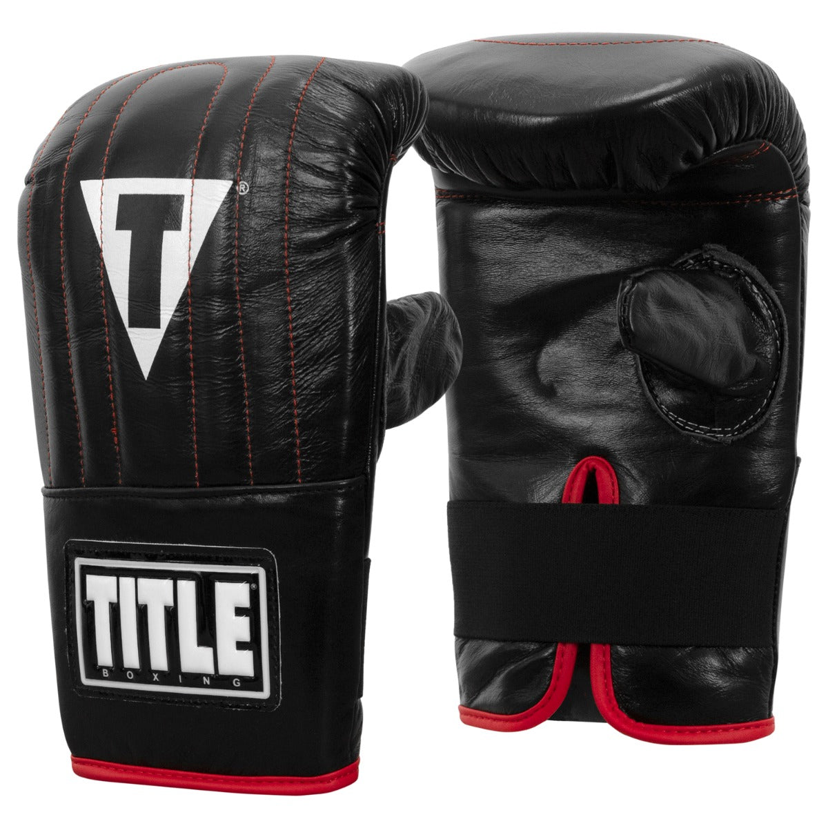 variant:lifestyle::TITLE Boxing Professional Old School Leather Bag Gloves 3.0 side view