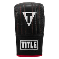 variant:lifestyle::TITLE Boxing Professional Old School Leather Bag Gloves 3.0 front view