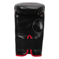 variant:lifestyle::TITLE Boxing Professional Old School Leather Bag Gloves 3.0 back view