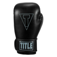 variant:Black::TITLE Boxing Vegan Fitness Bag Gloves front view
