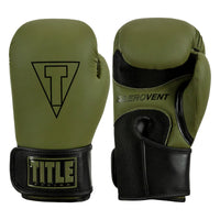 color:Green/Black::TITLE Boxing Vegan Fitness Bag Gloves