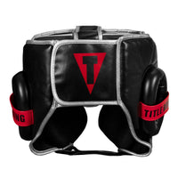 variant:lifestyle::TITLE Boxing Valiant Training Headgear back view