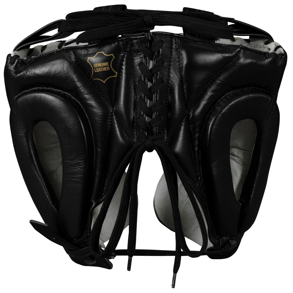 variant:Black::WBC by TITLE Boxing Sparring Headgear back view