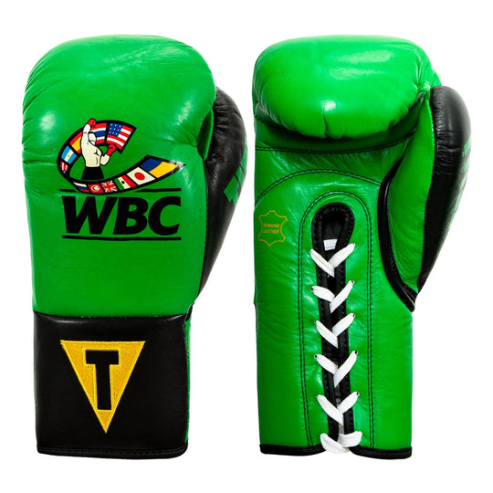 WBC by TITLE Boxing Pro Fight Leather Boxing Gloves