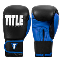 color:Black/Blue::TITLE Boxing Dynamic Strike Heavy Bag Gloves main view