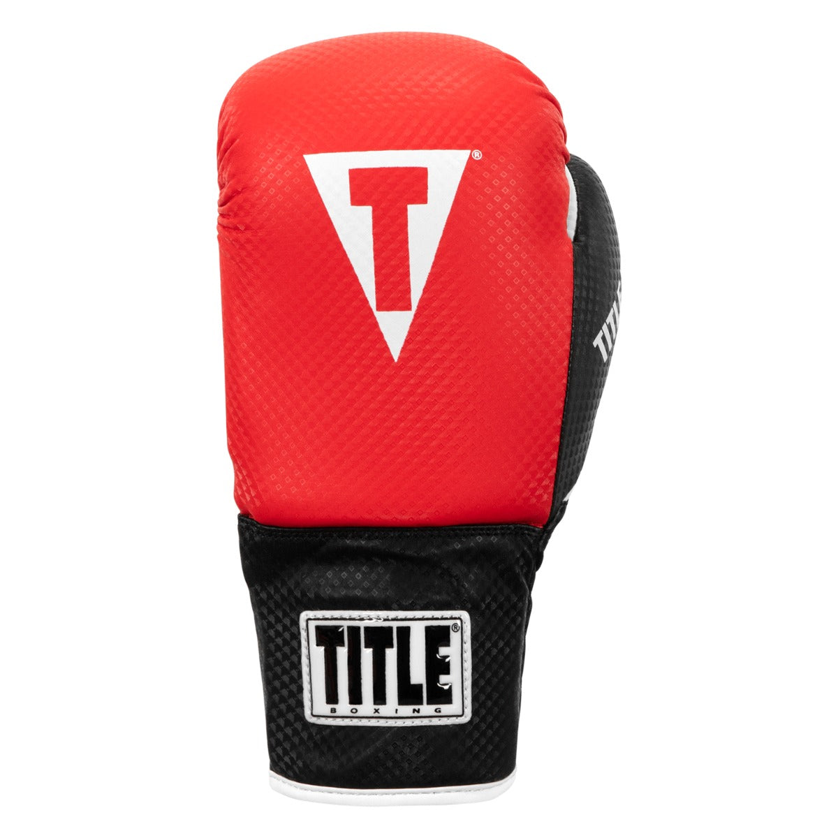 variant:red/black::TITLE Boxing Aerovent Youth Gloves front view